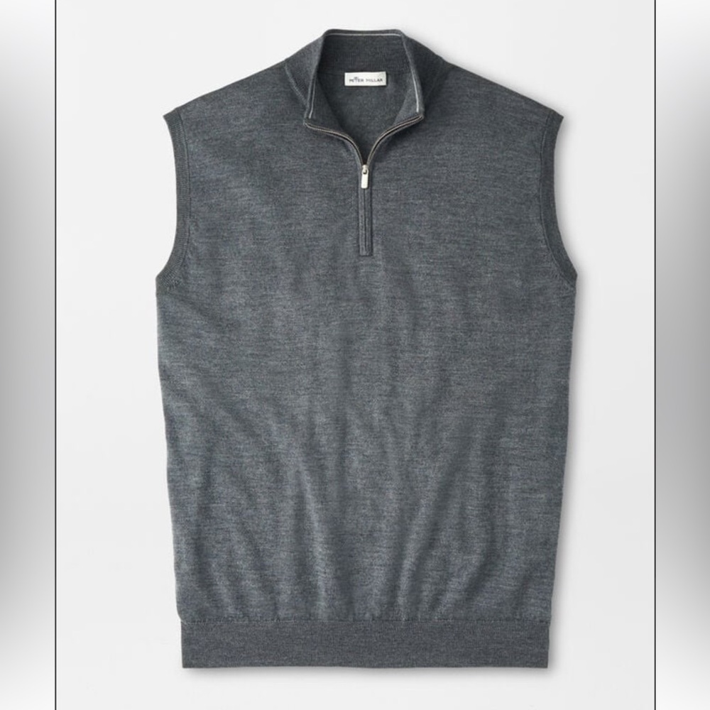 NWT | Peter Millar | Autumn Crest Quarter-Zip Vest | Size M